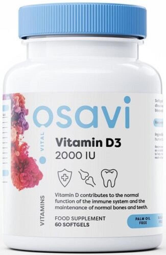 Osavi Vitamin D3, 4000IU - 60 Softgels