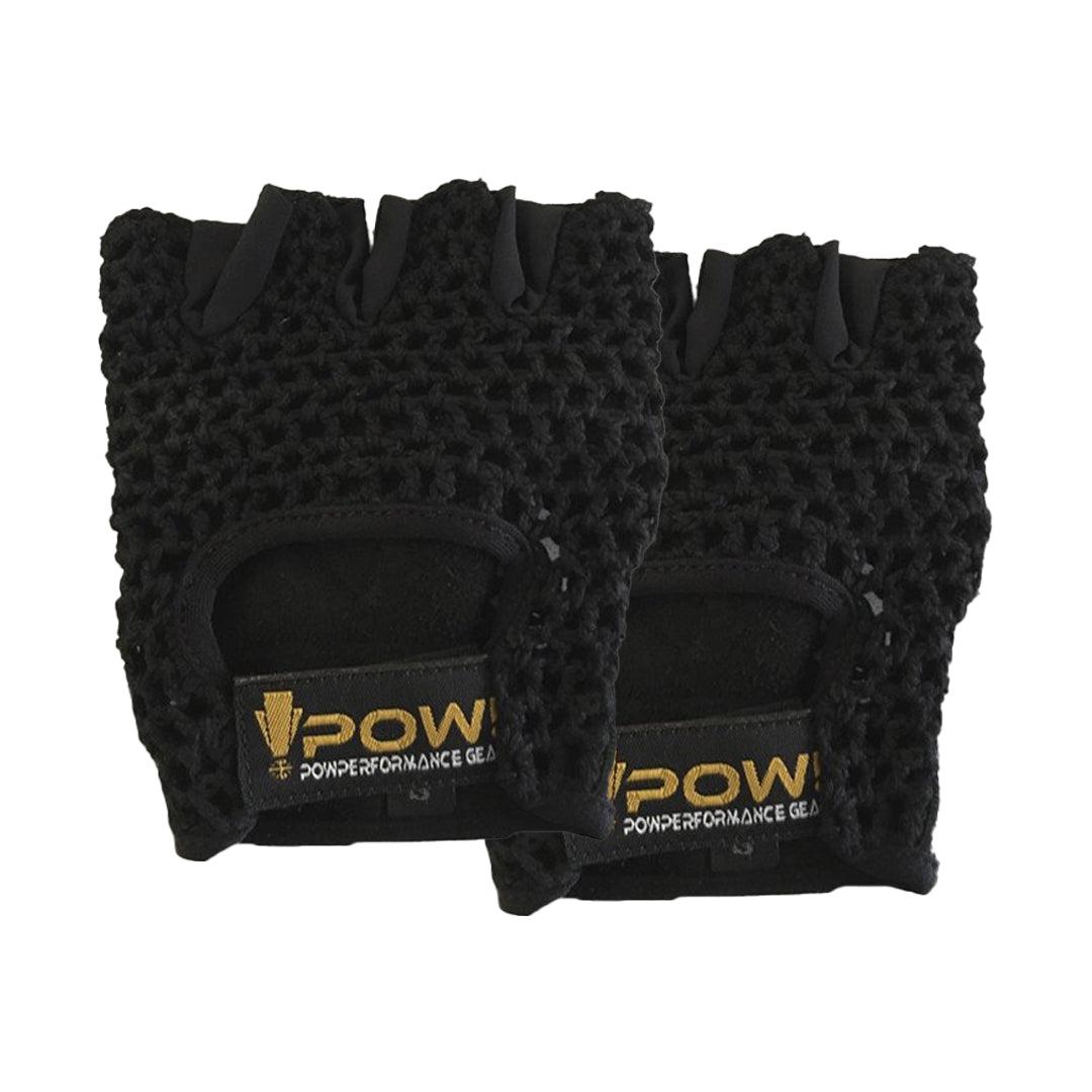 POW Mesh Workout Gloves-Gloves Belts Wraps-londonsupps