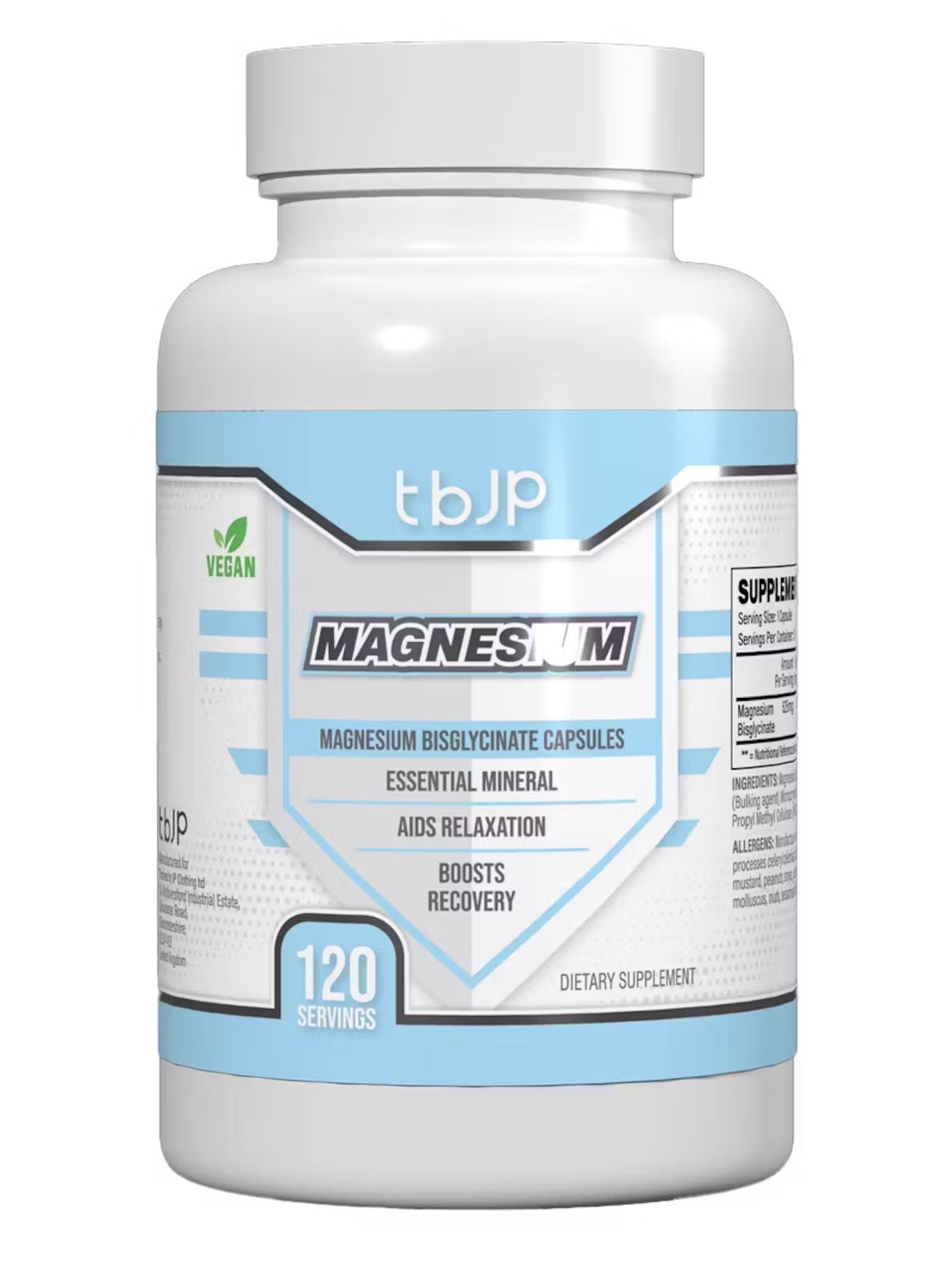 Trained By JP Magnesium 120 Capsules