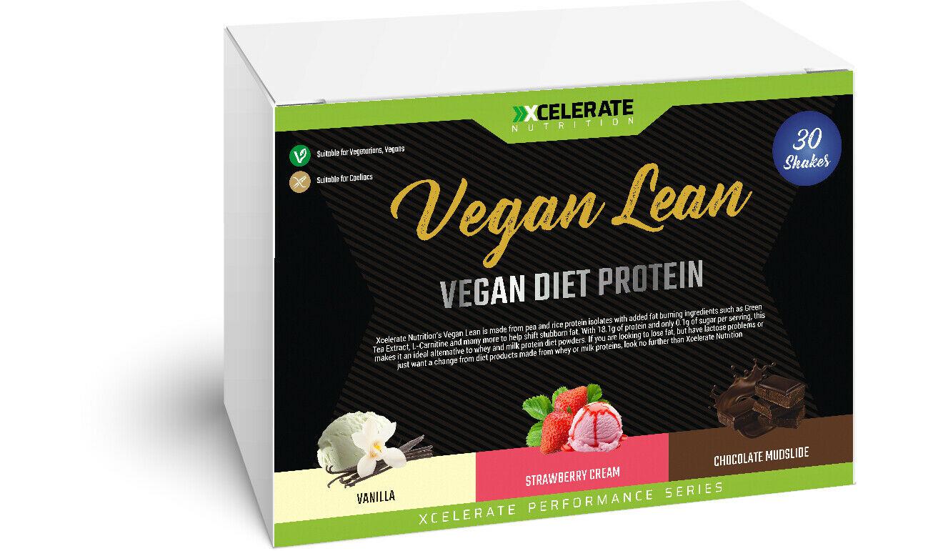 XCelerate Nutrition Vegan Diet Protein Sachets Box-Gift Hampers-XCelerate Nutrition-30 Sachets-Chocolate Mudside-London Supplements