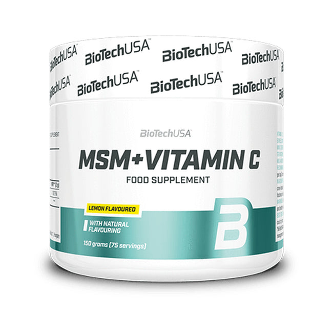 BioTech USA MSM + Vitamin C 150g lemon flavour
