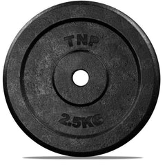 1" Standard Cast Iron Weight Plates 0.5kg - 25kg - Single Plates