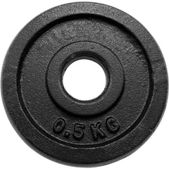 1" Standard Cast Iron Weight Plates 0.5kg - 25kg - Single Plates