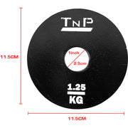 1" Standard Steel Weight Plates 1.25kg - 20kg Single Plates