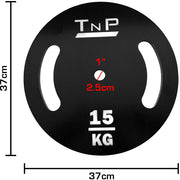 1" Standard Steel Weight Plates 1.25kg - 20kg Single Plates
