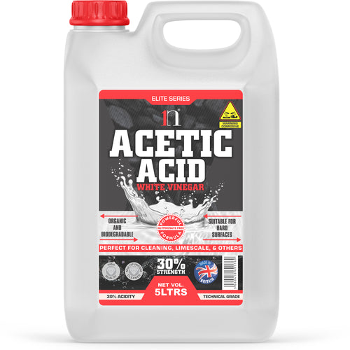 1NE Nutrition Acetic Acid White Vinegar 5L 30% Strength