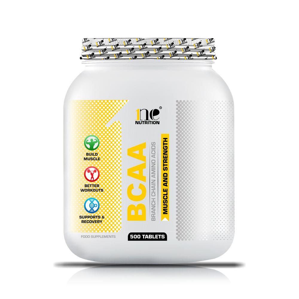 1NE Nutrition BCAA 500 Tablets | 4:2:2 Amino Acid Formula