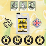 1NE Nutrition White Vinegar 5L 5% – Lemon Fragranced