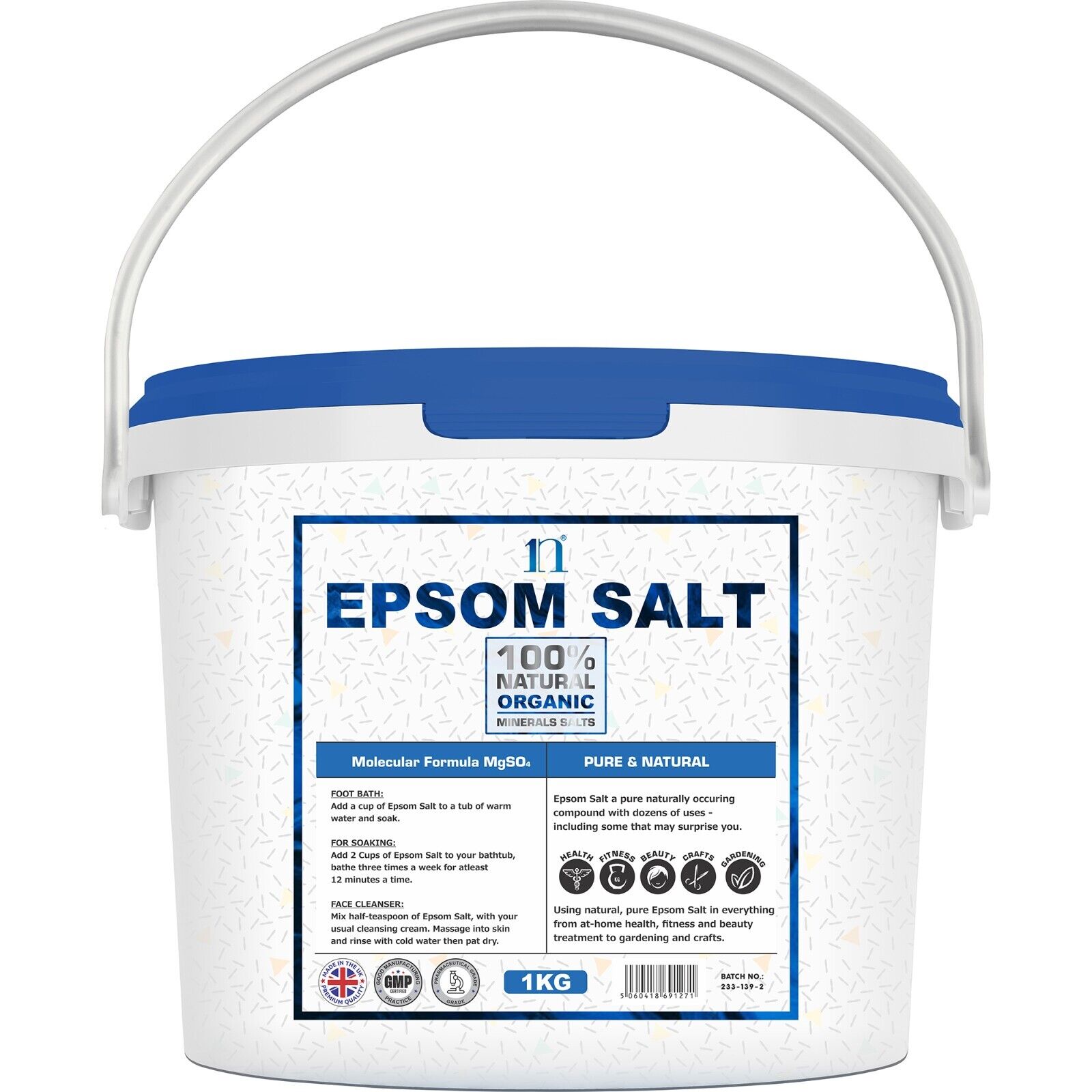 1ne Nutrition Epsom Salt - Bucket
