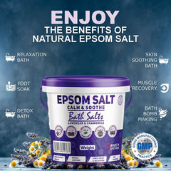 1ne Nutrition Epsom Salt Scented - Bucket - Calm & Soothe
