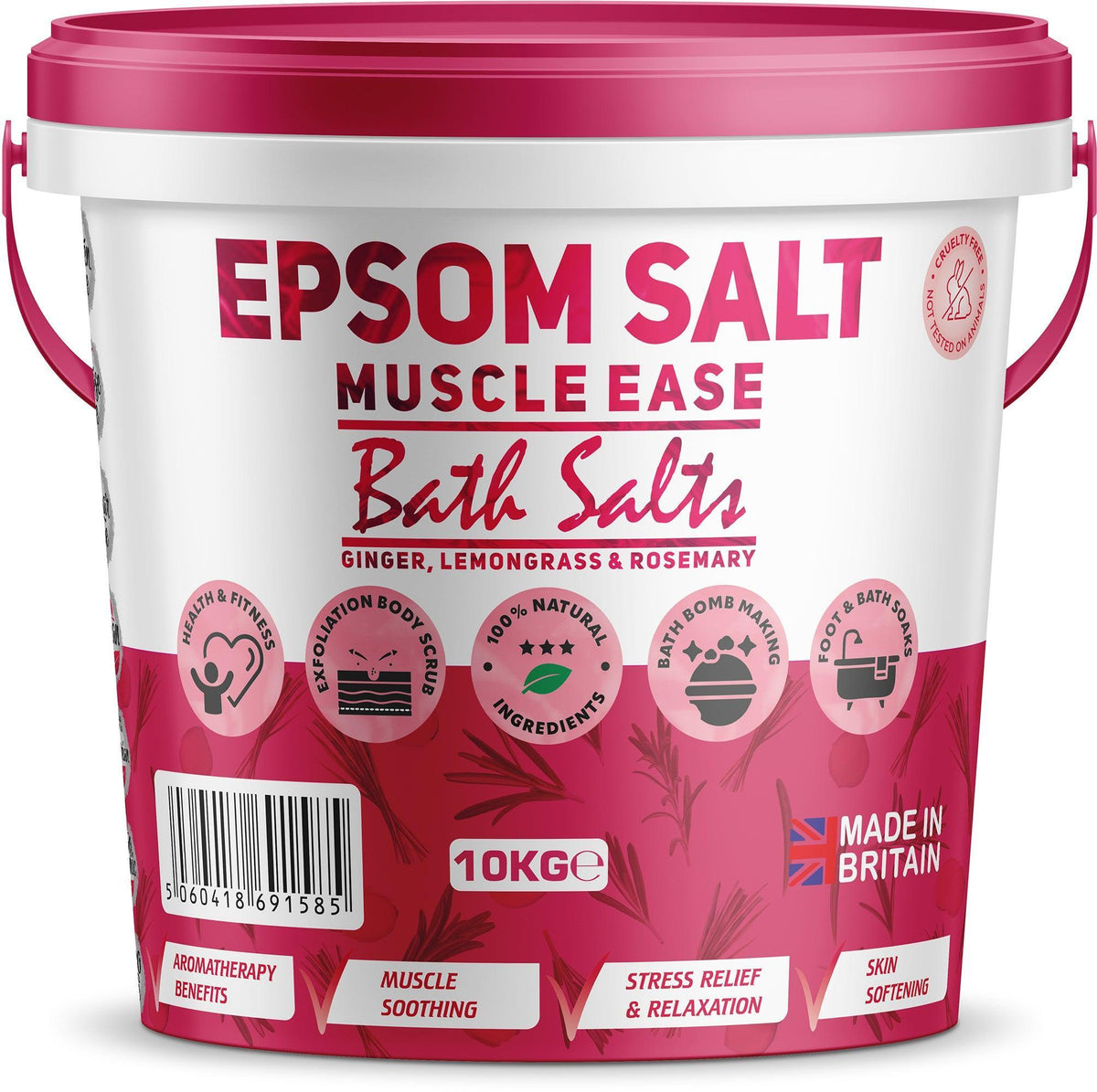 1ne Nutrition Epsom Salt Scented - Bucket -Muscle Ease
