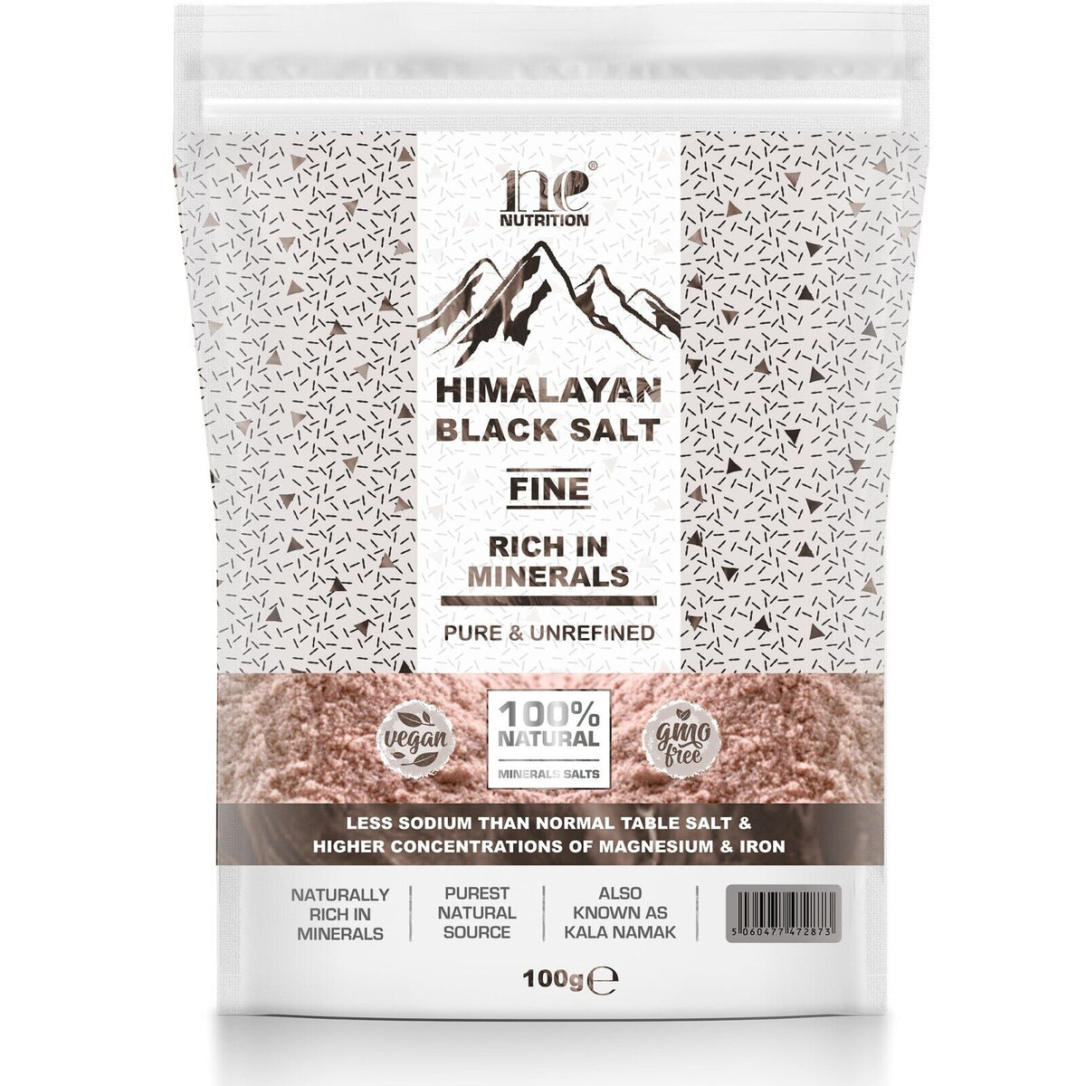 1ne Nutrition Himalayan Black Salt Kala Namak Fine Powder