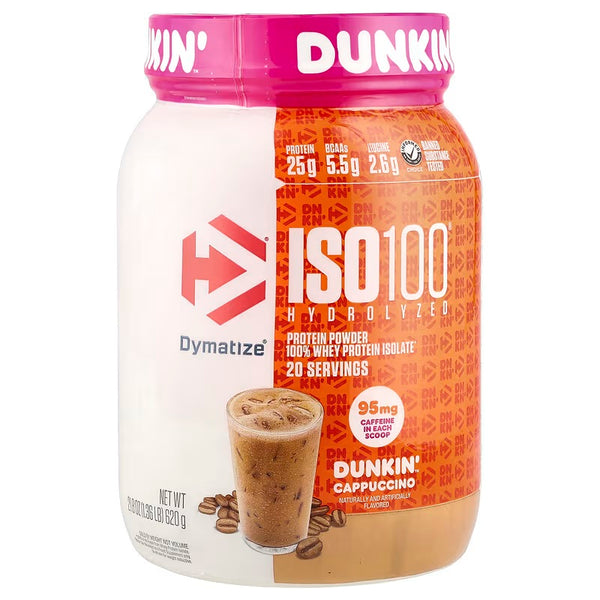 Dymatize Nutrition ISO100 Whey Protein 610g–660g Dunkin
