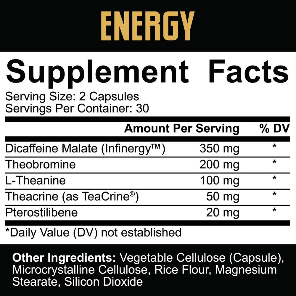 5% Nutrition Core Series - Energy 60 VCapsules