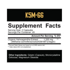 5% Nutrition Core Series KSM-66 90 Capsules