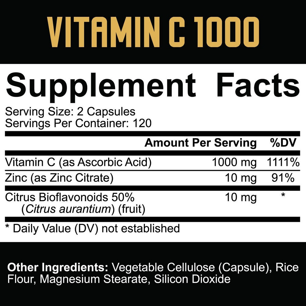 5% Nutrition Core Series - Vitamin C 1000, 240 VCapsules