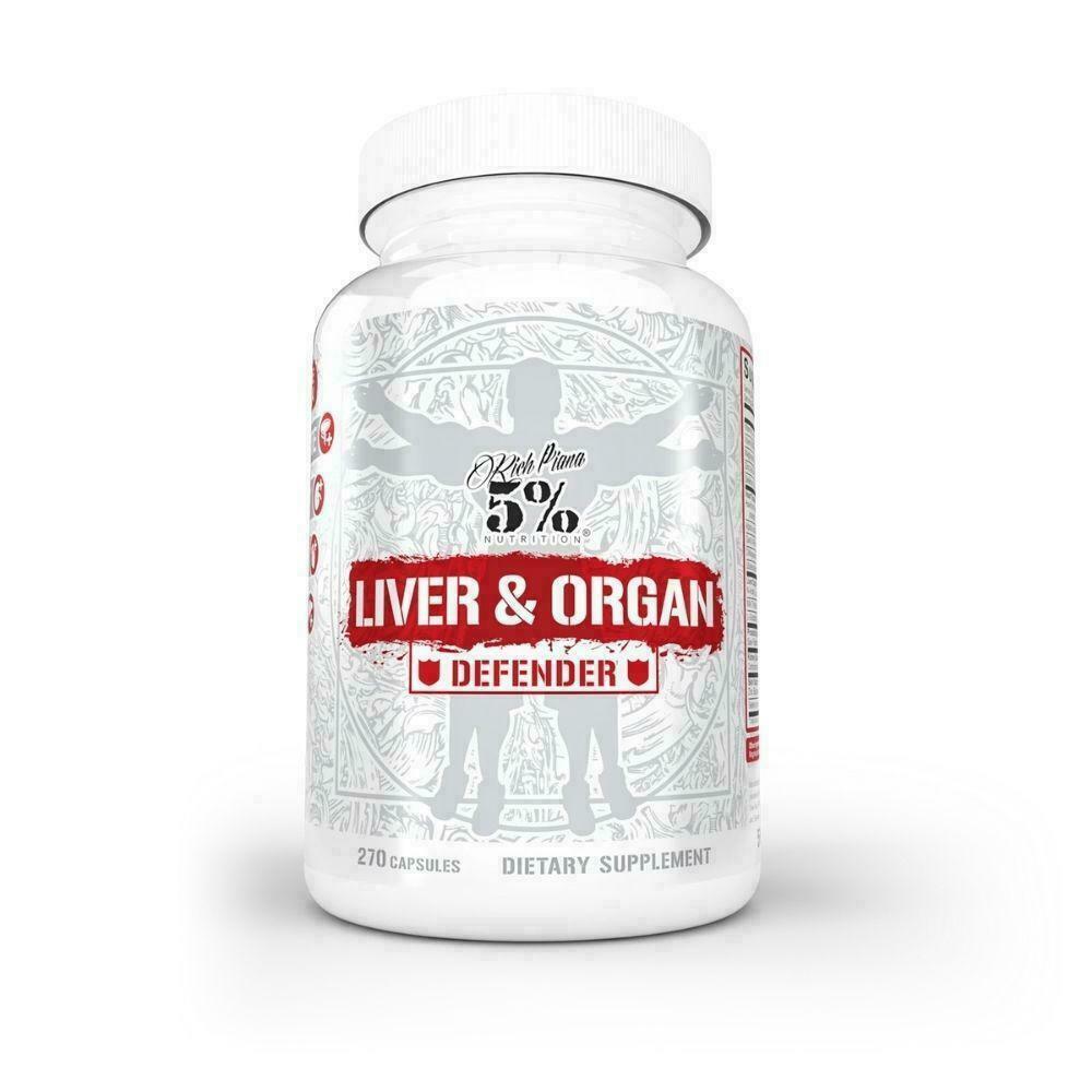 5% Nutrition Liver & Organ Defender Legendary Series 270 Capsules