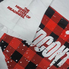 REDCON1 Plaid Shield T-Shirt – White