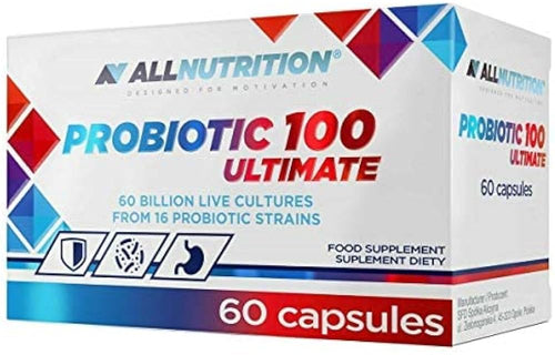 Allnutrition Probiotic 100 Ultimate - 60 Capsules | Probiotic Supplement