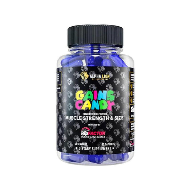 Alpha Lion Gains Candy RipFactor 60 Capsules | Performance Support Supplement