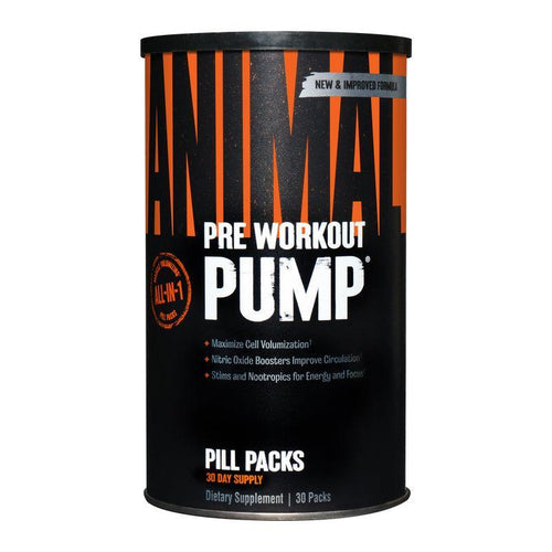 Animal Pump 30 Packs Capsules | Pump Pre-Workout Formula