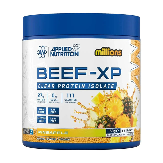 Applied Nutrition Beef-XP 150g, Pineapple Millions — front of pack