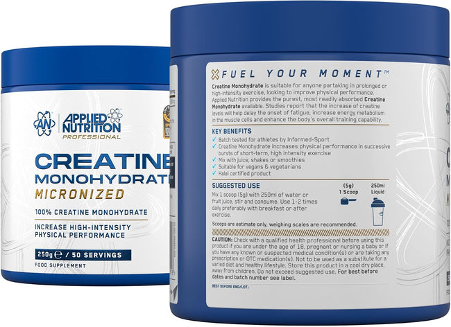 Applied Nutrition Creatine Monohydrate 250g Powder