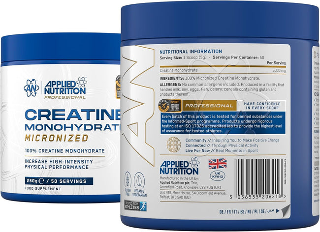 Applied Nutrition Creatine Monohydrate 250g Powder