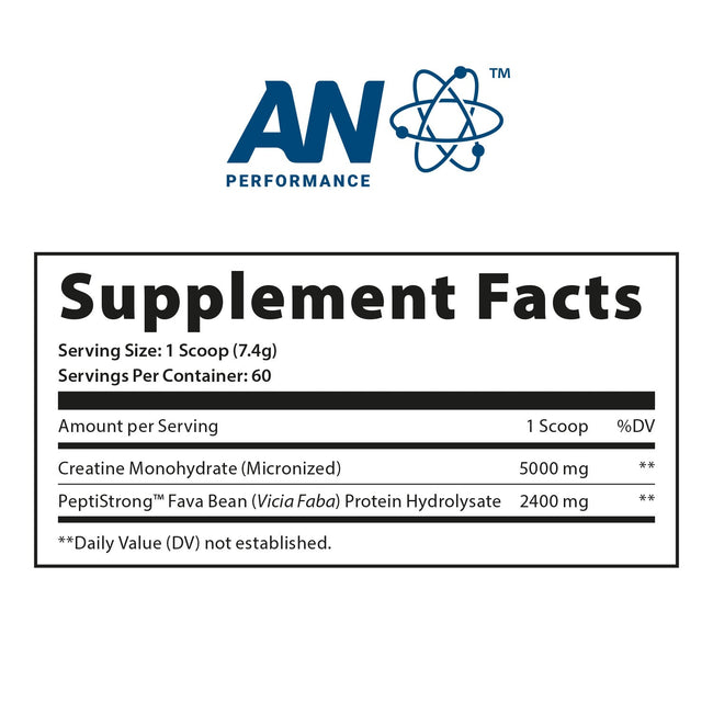 Applied Nutrition Creatine + Peptides 444g nutrition information