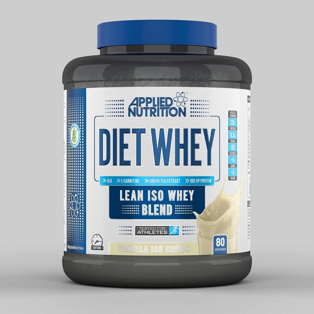Applied Nutrition Diet Whey Protein Powder - Vanilla, 450g (18 Servings) | Low Carb/Sugar, With CLA, L-Carnitine, Green Tea Weight Management Protein Supplement Applied Nutrition Diet Whey Protein Powder - Vanilla, 450g (18 Servings) | Low Carb/Sugar, With CLA, L-Carnitine, Green Tea Weight Management Protein Supplement