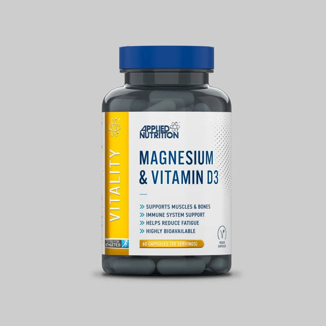 Applied Nutrition Magnesium & Vitamin D3 60 vCapsules