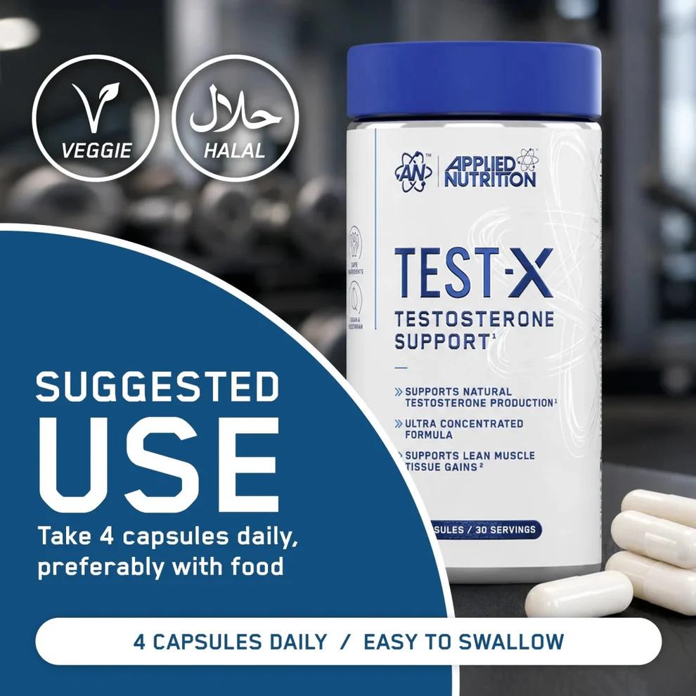 Applied Nutrition Test X 120 Capsules