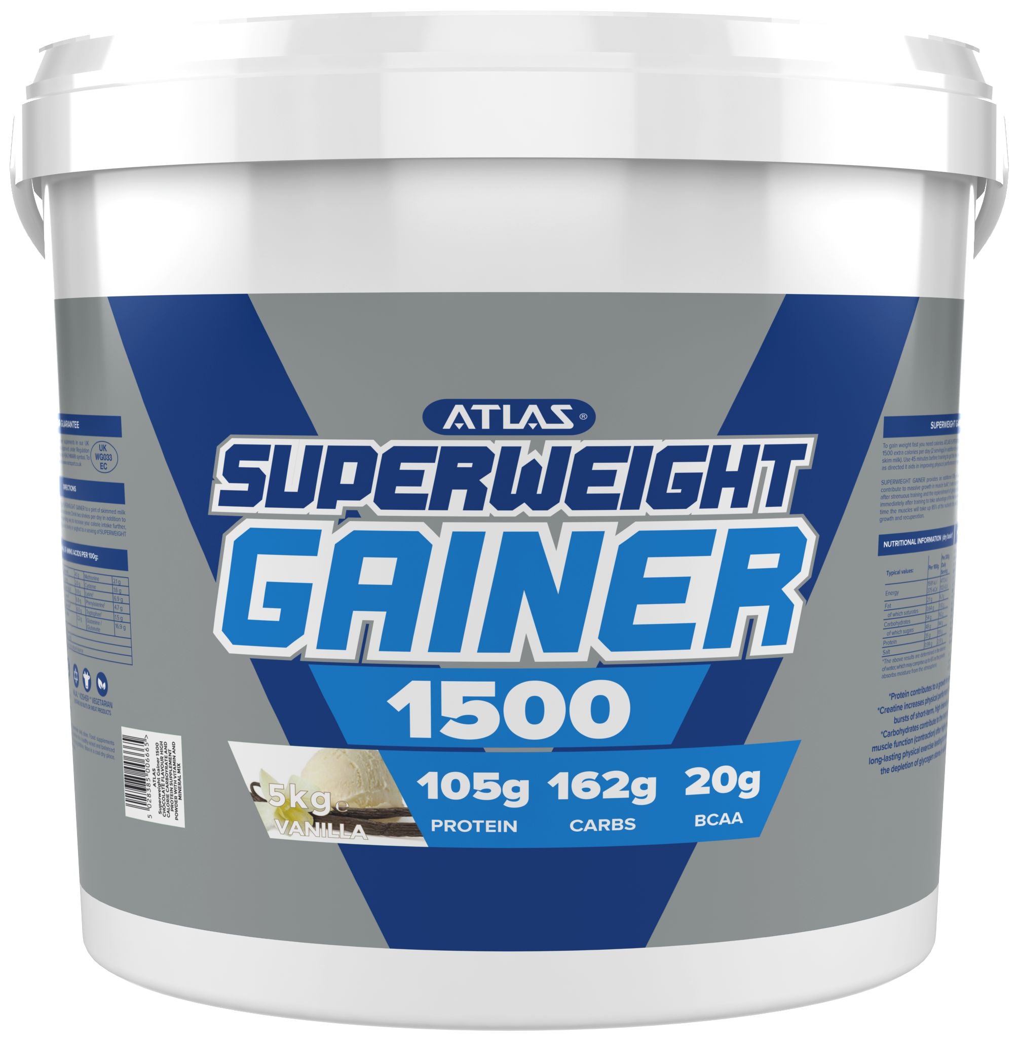 Atlas Super Weight Gainer 5kg Powder