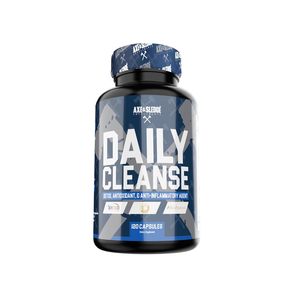 Axe & Sledge Daily Cleanse Antioxidant & Anti-Inflammatory Agent 120 Capsules | Daily Wellness Supplement