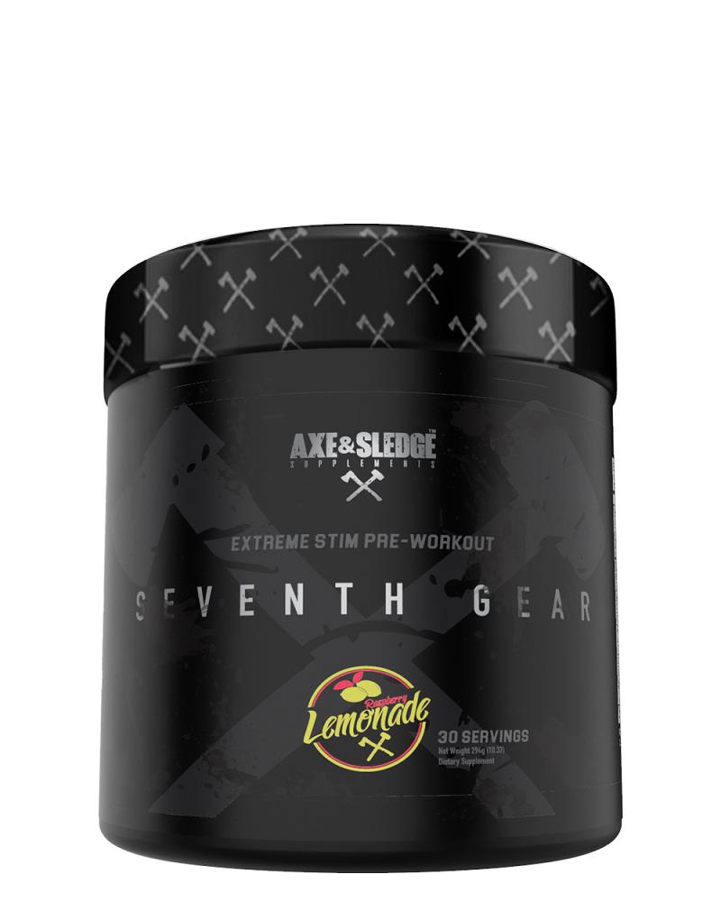 Axe & Sledge Seventh Gear Extreme Pre-Workout 294g Powder