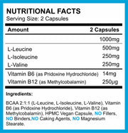 PROELITE BCAA 2:1:1 Vegan Capsules