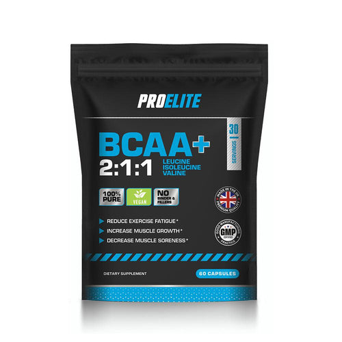 BOGOF-PROELITE BCAA 2:1:1 Vegan 60 Capsules