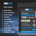 Pro-Elite Vitamin B6 Vegan Tablets