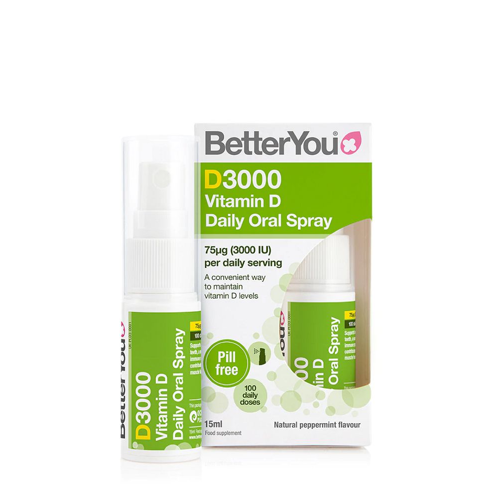 BetterYou Dlux 3000 Daily Vitamin D Oral Spray 15ml