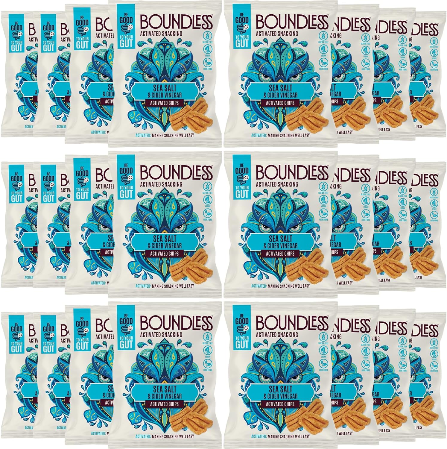 Boundless Activated Snacking Chips 24x23g