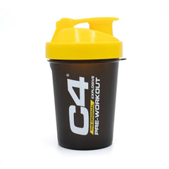Cellucor C4 400ml Black/Yellow Lid Mini Shaker