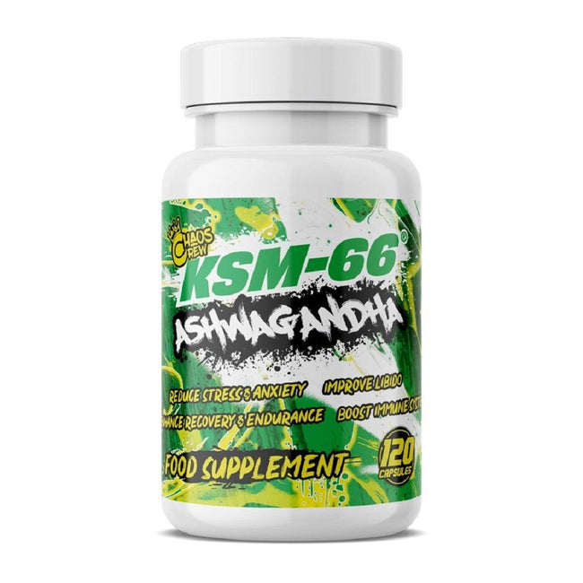 Chaos Crew KSM 66 Ashwagandha 120 Capsules