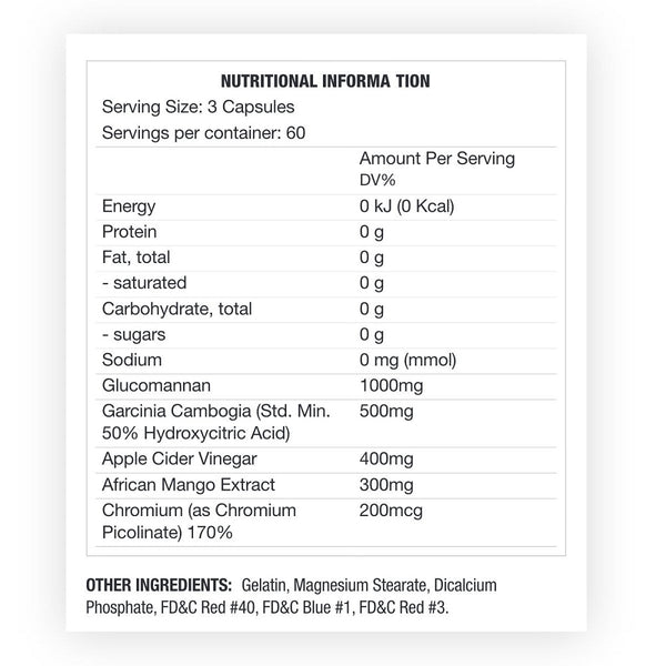 Chaos Crew Suppress Appetite Control 180 Capsules