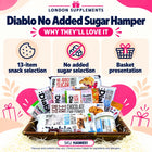 Diabetic Snack Gift Box Set No Added Sugar Hamper – features infographic