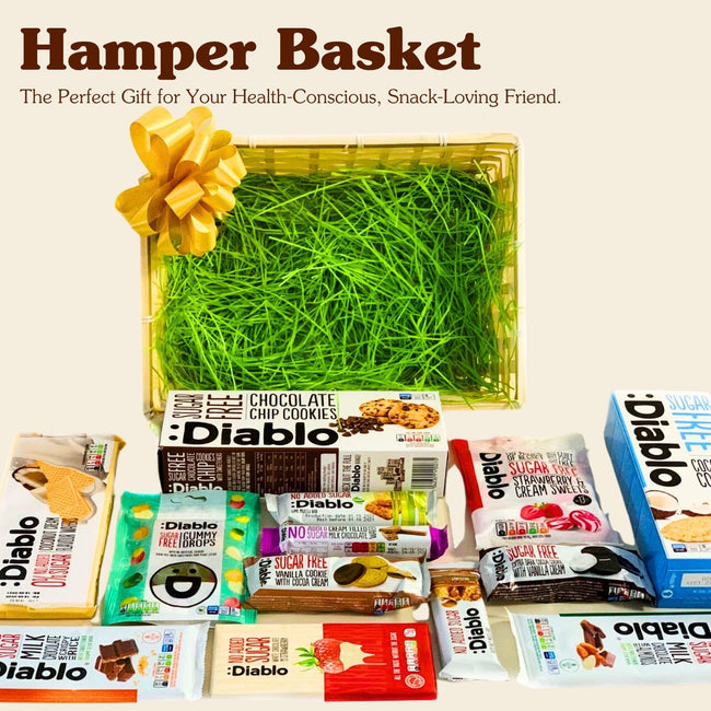 Diabetic Sugar Free Gift Hamper Box Sweets Cookies Bars
