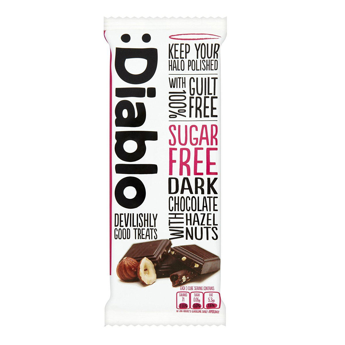 Diablo Dark & Milk Chocolate Bar 85g