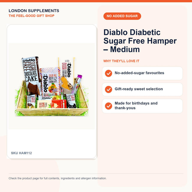 Diablo Diabetic Sugar Free Hamper - Medium – gift guide infographic