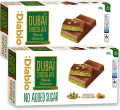 Diablo No Added Sugar Dubai Chocolate 200g