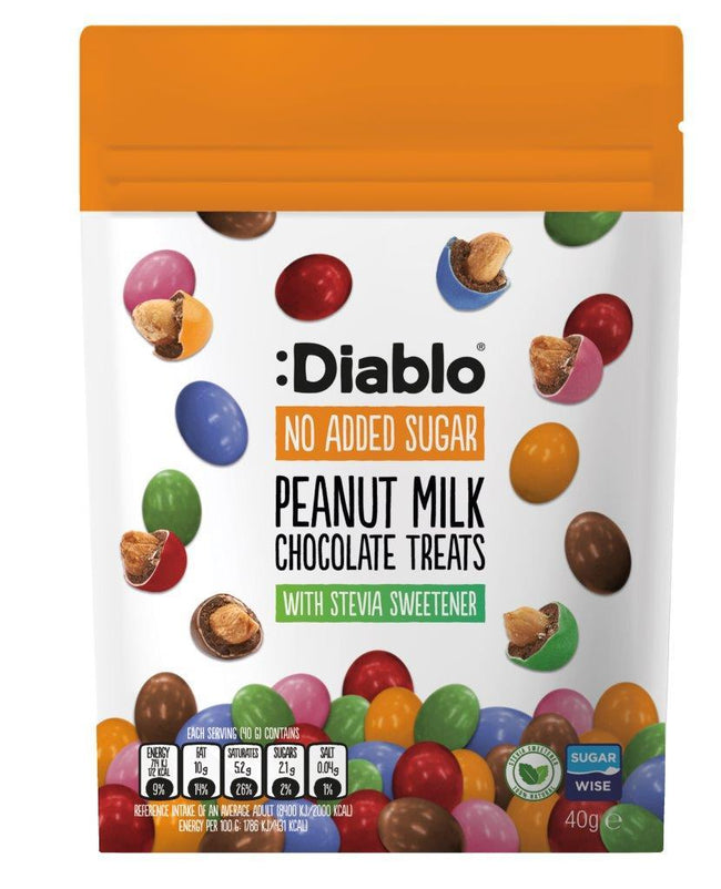 Diablo Peanut Milk Chocolate Treats 40g