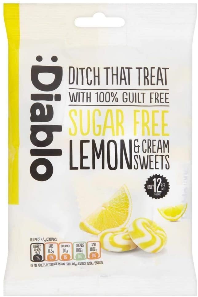 Diablo Sugar Free Fruit Flavored Sweets 75g Bag